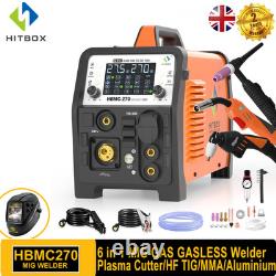 200Amp 6 in 1 MIG/TIG/CUT/ARC Welding Machine HF TIG Aluminium MIG Plasma Cutter