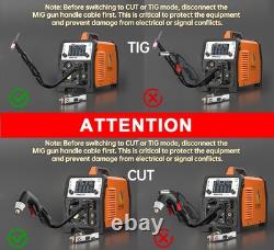 200Amp 6 in 1 MIG/TIG/CUT/MMA Welding Machine HF TIG Aluminium MIG Plasma Cutter