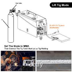 220V 200A 5in1 MIG CUT TIG MMA Welder Gas/Gasless Welding Machine Plasma Cutter