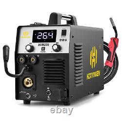 220V 200A 5in1 MIG CUT TIG MMA Welder Gas/Gasless Welding Machine Plasma Cutter