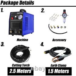 220V 50A Plasma Cutting Machine with PT31 Cutting Torch Welding Accessories