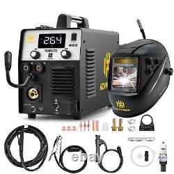 250A 5 in1 MIG CUT TIG MMA Welder 220V Gas/Gasless Welding Machine Plasma Cutter