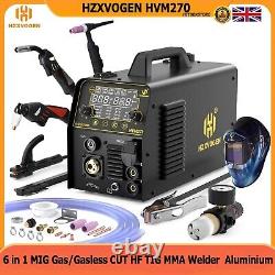 250Amp 6in1 MIG CUT HF TIG ARC Welder Gas/Gasless Welding Machine Plasma Cutter