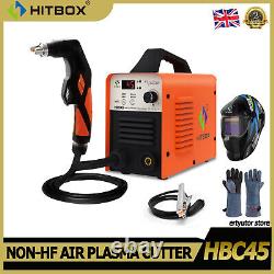 45A Air Plasma Cutter Non-Touch Pilot Arc Max 16mm Plasma Cutting Machine&Helmet