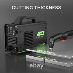 45A Air Plasma Cutting Machine Non-HF Non-Touch Pilot ARC IGBT Cutter 2T/4T 220V