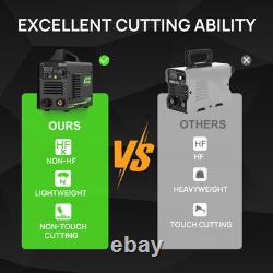 45Amp Air Plasma Cutter 220V NO TOUCH Pilot ARC 2T 4T Non-HF Cutting Machine UK