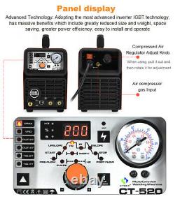 4 in 1 Plasma Cutter CT520 50A /200A Tig ARC MMA Welder 220V Welding Machine