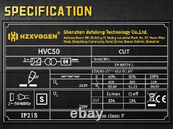50A 220V 8-15mm Plasma Cutter Contact Touch Pilot Arc Inverter Cut Machine UK