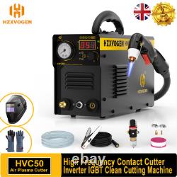 50A Air Plasma Cutting Machine 240V Clean Cut Touch IGBT HF Cutter For Beginner