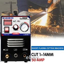 50A CUT-50 Inverter DIGITAL Air Cutting Machine Plasma Cutter 240V & Accessorie