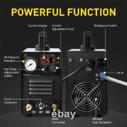 50A HF Air Plasma Cutter 220V Contact Touch Arc Inverter Cutting Machine 2T4T