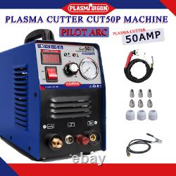 50A Plasma Cutter Machine Pilot ARC CNC Compatible Plasma Cutting & P80 TORCH