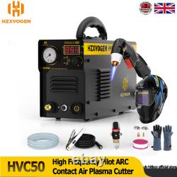 50Amp Air Plasma Cutting Machine 220V Contact Touch ARC HF Cutter IGBT UK 2T/4T