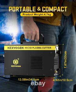 50Amp Plasma Cutter 220V HVC50 Arc Inverter IGBT Clean Cutting Machine & Helmet