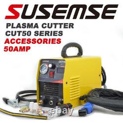 50Amp Plasma Cutter HF DC Inverter DIGITAL Air Cutting Machine 230V & Accessorie