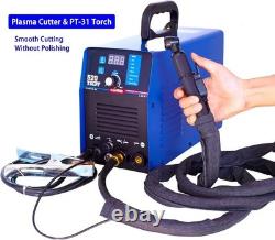 520TSCPF 3-IN-1 220V Plasma Cutter Welder Machine IGBT 50A CUT/200A TIG/180A MMA