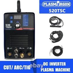 520TSC 3 in 1 Plasma Cutter/TIG/ARC MMA Welding Machine Pulse Digital Foot Pedal