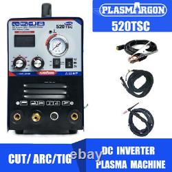 520TSC Plasma Cutter TIG/MMA Welder 3in1 Welding Machine 110V/220V & Foot Pedal