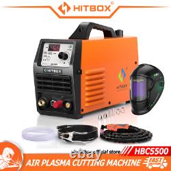 55AMP Air Plasma Cutter 2T/4T Non-Touch Pilot Clean Cutting Machine & Helmet UK