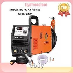 55A Air Plasma Cutter Pilot ARC Inverter DC Cutting Machine 1-14mm 220V HITBOX