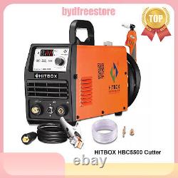 55Amp HF Touch Pilot ARC Air-Plasma Cutter 220V Inverter Cutting Machine HITBOX