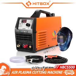 55Amp Touch Pilot Arc HF Air Plasma Cutter IGBT Inverter Cutting Machine UK Plug