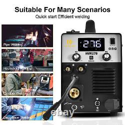 5IN1 Welding Machine& Plasma Cutter MIG CUT TIG ARC Welder 230V 250A Gas/Gasless