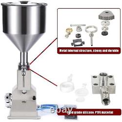 5-50ml Pneumatic Filling Machine A02 Cream Shampoo Paste Liquid Filler