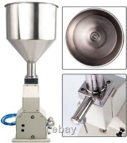 5-50ml Pneumatic Filling Machine A02 Cream Shampoo Paste Liquid Filler