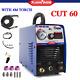 60a Igbt Air Plasma Cutter & Ag60 4m Torch & Digital Plasma Cutting Machine