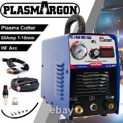 60 Amp Air Plasma Cutter HF DC Inverter Cutting Machine IGBT CUT 1-18mm 220v