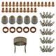 61pcs Plasma Cutter Lc25 Torch Consumable Kit For Cut30 And Smaller Machines