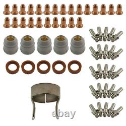 61pcs Plasma Cutter LC25 Torch Consumable Kit for Cut30 and Smaller Machines