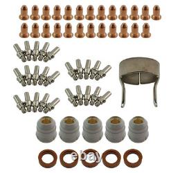 61pcs Plasma Cutter LC25 Torch Consumable Kit for Cut30 and Smaller Machines