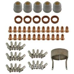 61pcs Plasma Cutter LC25 Torch Consumable Kit for Cut30 and Smaller Machines