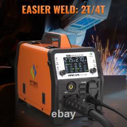 6-in-1 MIG TIG MMA Welder 250A Plasma Cutter 220V Gas Gasless Welding Machine