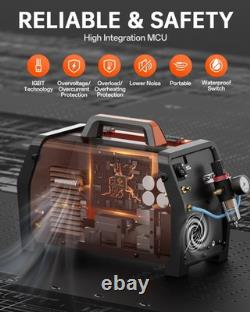 6in1 HF TIG/CUT/MMA/MIG Welding Machine Aluminium 200Amp Plasma Cutter For DIYer