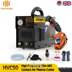 Air Plasma Cutter 220V 50Amp Contact Touch Arc HF Cutting Machine 2T/4T UK Plug