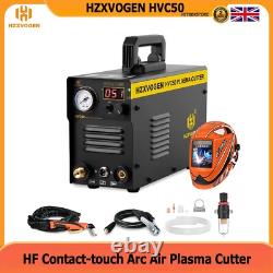 Air Plasma Cutter 50A Contact Touch Arc Inverter IGBT HF Cutting Machine UK Plug