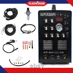 Aluminium Welder Super200pi 200a Tig/mma Welding Machine 50a Plasma Cutter +acc