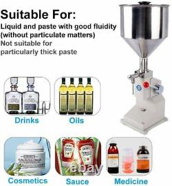 CE A03 Manual Filling Machine For Cream & Shampoo & Cosmetic, Liquid 550ml
