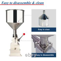 CE A03 Manual Filling Machine For Cream & Shampoo & Cosmetic, Liquid 550ml