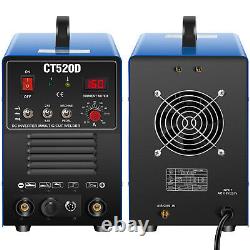 CT520D 3 In 1 Inverter Welder 50A Plasma Cutter CUT/TIG/MMA Welding Machine