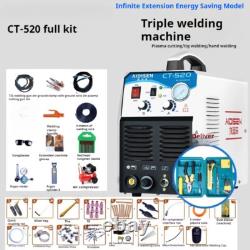 CT520 Upgrade Triple Welder Manual Welder Tig Welder Plasma Cutting Machine