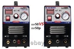 CUT50P Plasma Cutter Machine Pilot Arc 50A CNC 110/220V Inverter Digital Display