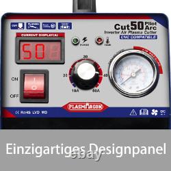 CUT50P Plasma Cutter Machine Pilot Arc 50A CNC 110/220V Inverter Digital Display