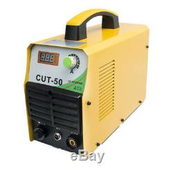 CUT50 Plasma Cutter Inverter 50A DC 230V Air Cutting Machine CUT 12mm&Torch Kits