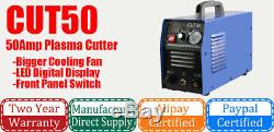 CUT50 Plasma Cutter Machine Digital 1-14mm 60% Rated Cycle 230V