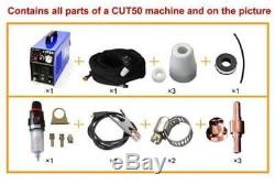 CUT50 Portable Air Plasma Cutter Electric Inverter Digital Cutting Machine 50AMP