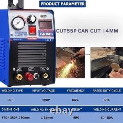 CUT55Pro 220V 55A Plasma Cutter Machine IGBT Inverter Portable LED Display